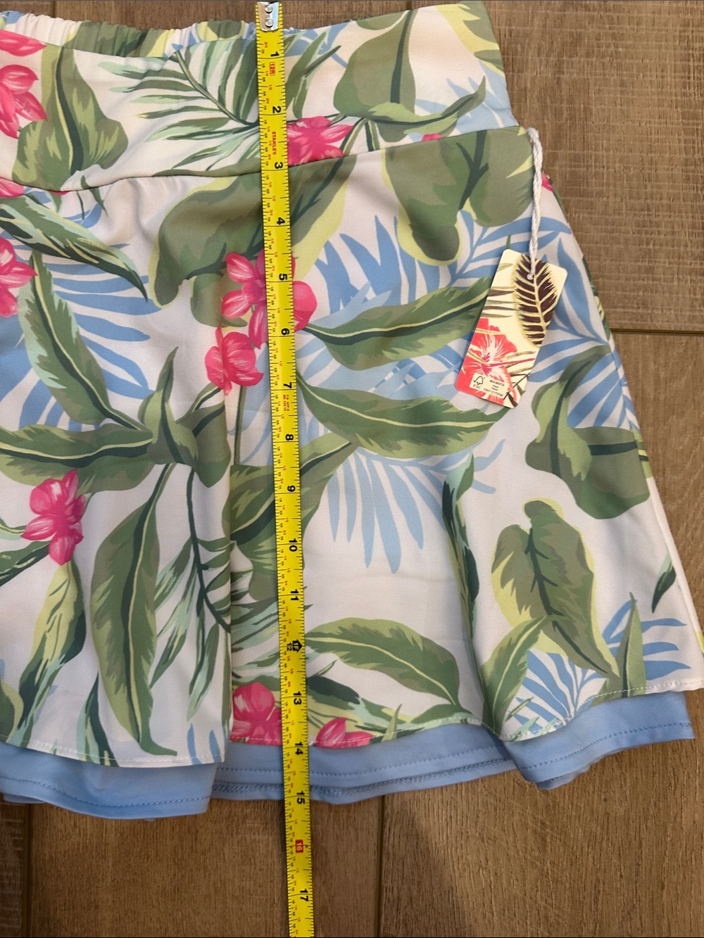 Tommy Bahama Tropical Green and Blue Leaf Print - Picture 4 of 7